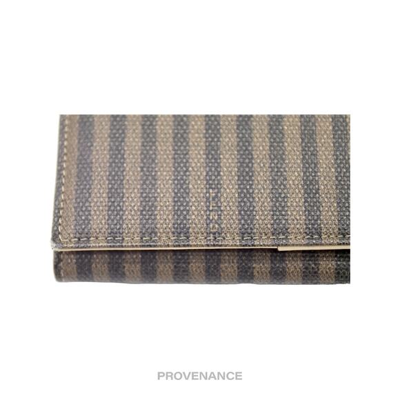🔴 Fendi Snap Long Wallet - Striped Pequin - Picture 5 of 10